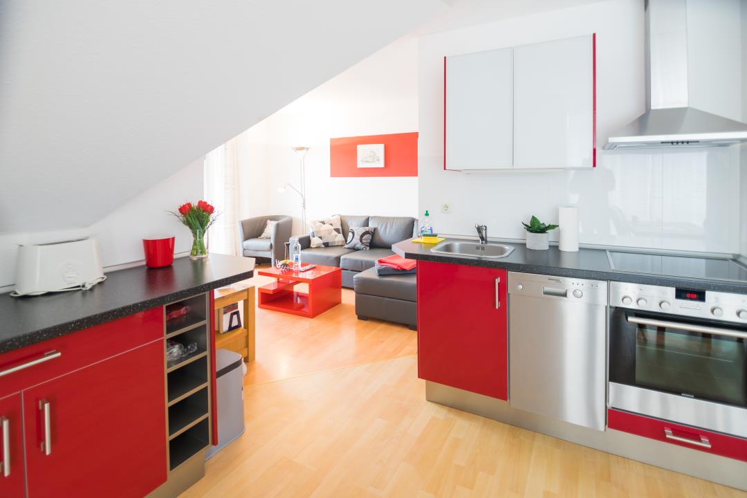 Moderne Hochglanzküche