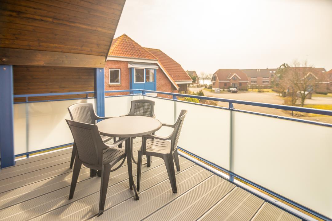 Viel Platz auf dem Balkon