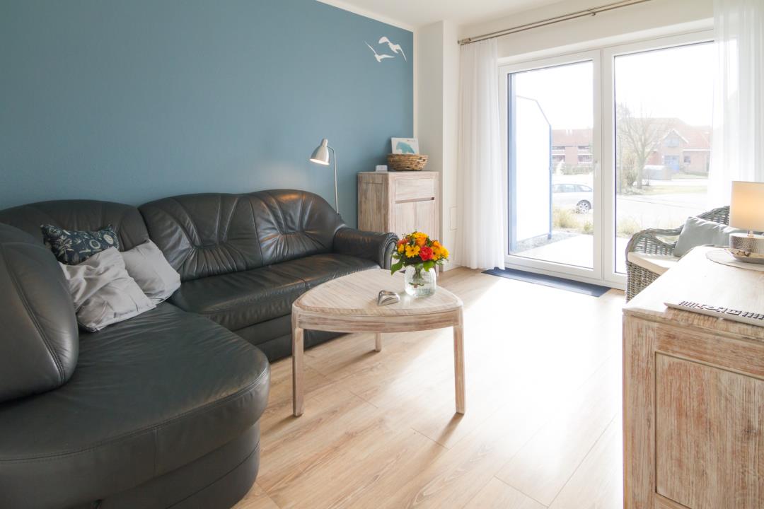 Sitzecke mit Schlafcouch