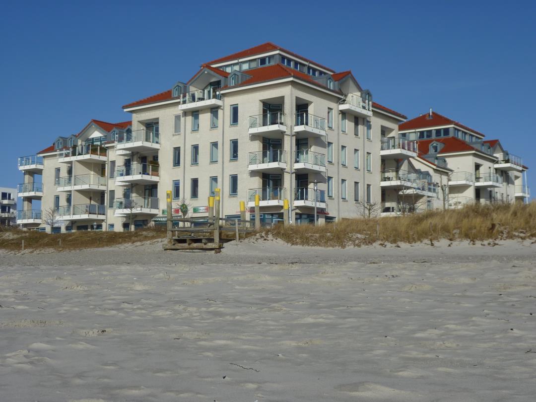 Die Standburg direkt am Stand