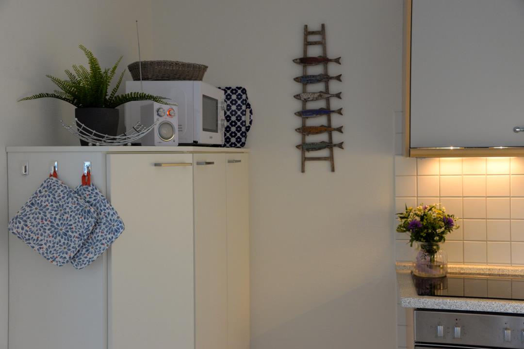 Ausreichend Schrankplatz in der Küche