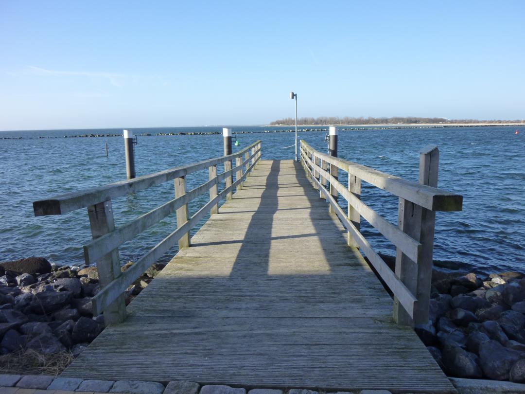 Steg am Café Sorgenfrei